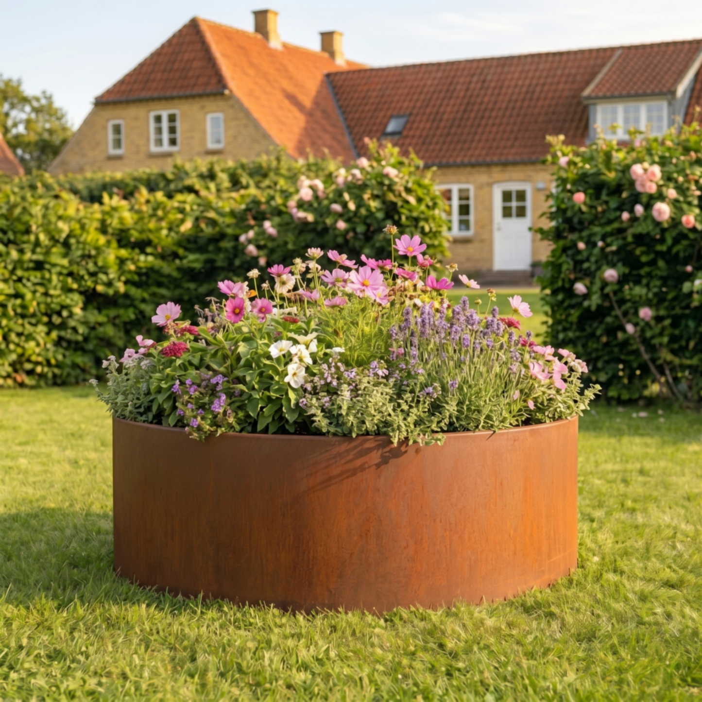 Runde højbede